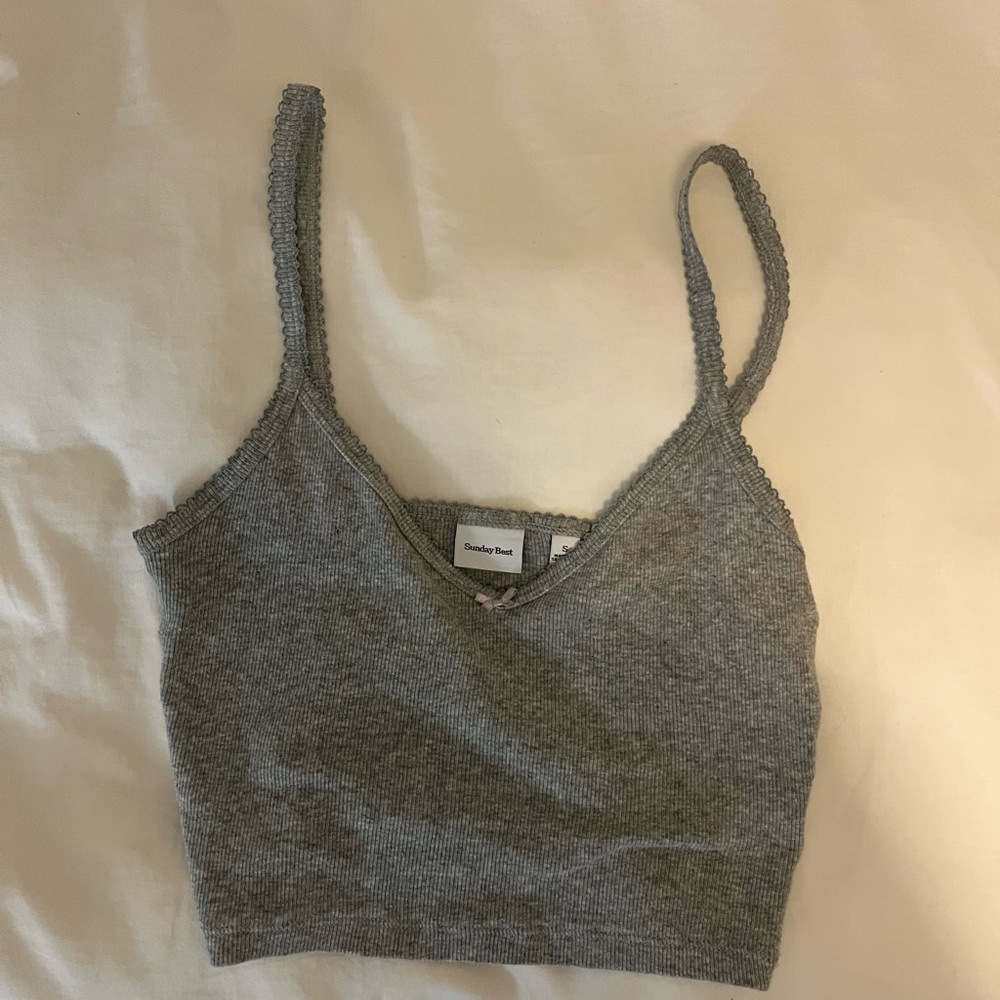 Aritzia Gray Tank Top
